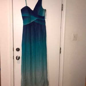 Ombré Blue Dress